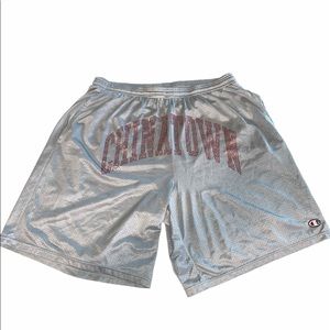 Chinatown Market Rhinestone Arch Logo Shorts XL